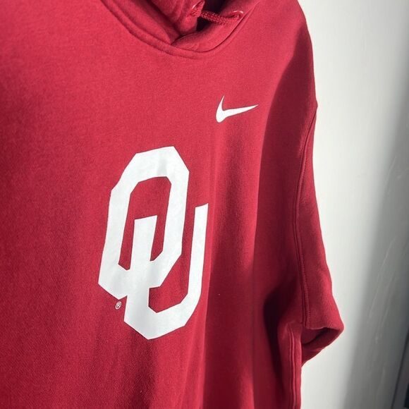 🏈 Vintage OKLAHOMA SOONERS Nike Pullover Hoodie Sweatshirt Men Sz XL - PERFECT - Picture 6 of 10